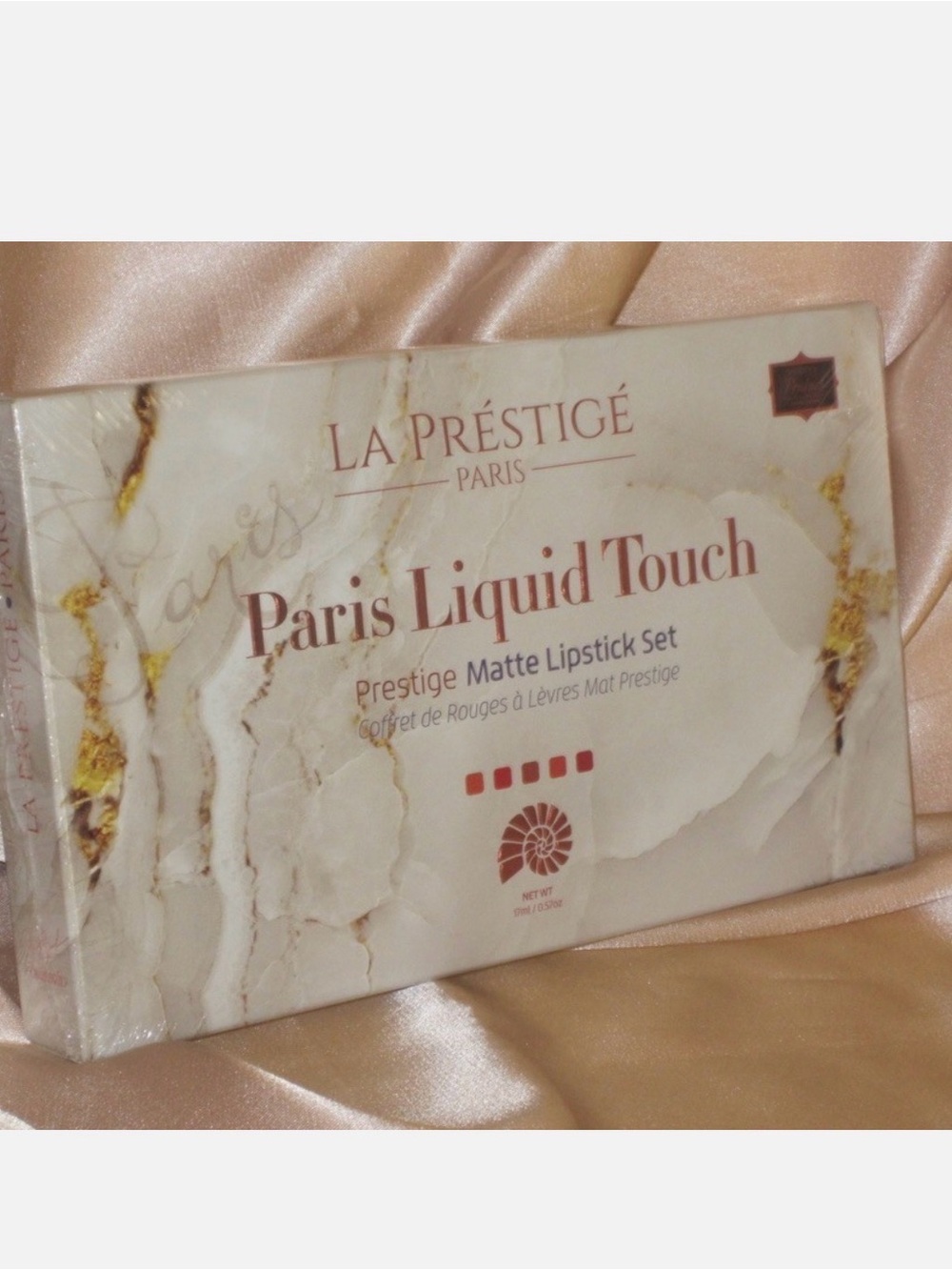 Liquid Touch Prestige Matte Lipstick Set - Cream/Gold Packaging